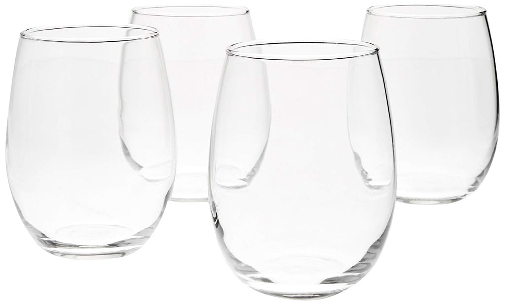 AmazonBasics Stemless Wine Glasses