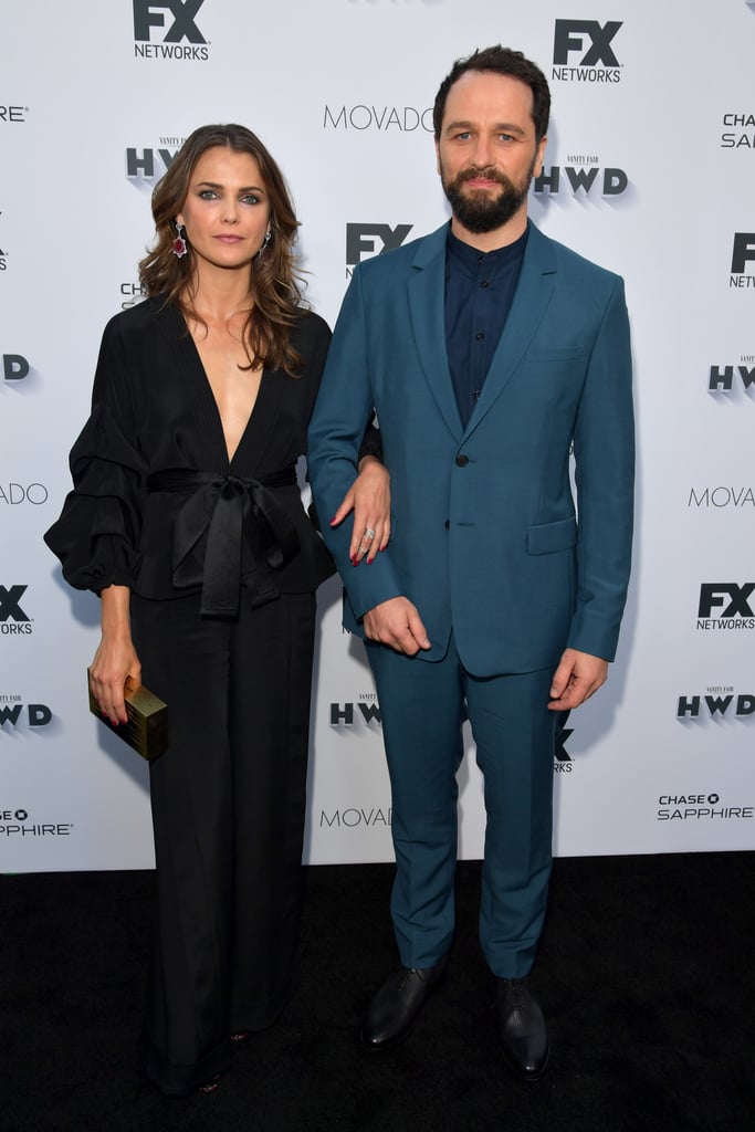 Keri Russell and Matthew Rhys at Pre-Emmys Party 2016
