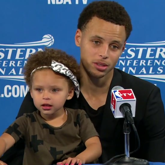Stephen Curry's Daughter Takes Over His Postgame Interview