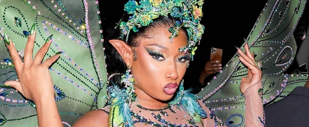 Megan Thee Stallion Celebrated "Hottieween" in a Skin-Tight Fairy Costume (Wings Included)