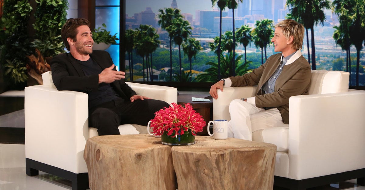 Jake Gyllenhaal on Ellen DeGeneres April 2015 POPSUGAR Celebrity