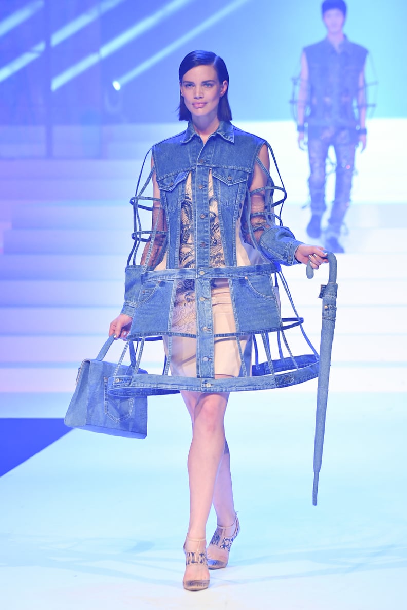 Valentina Sampaio on the Jean Paul Gaultier Runway