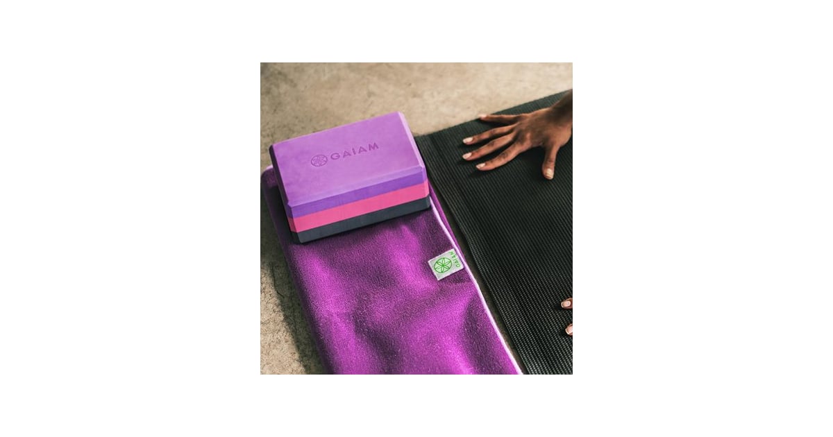gaiam tri color yoga block