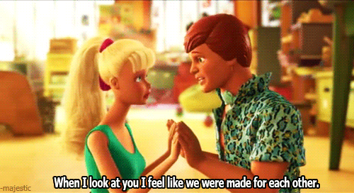 When Barbie and Ken have the perfect love story.