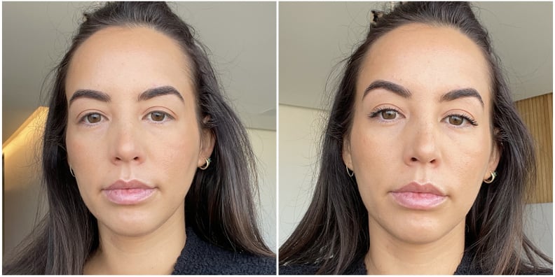 mascara cocktailing before and after editor experiment