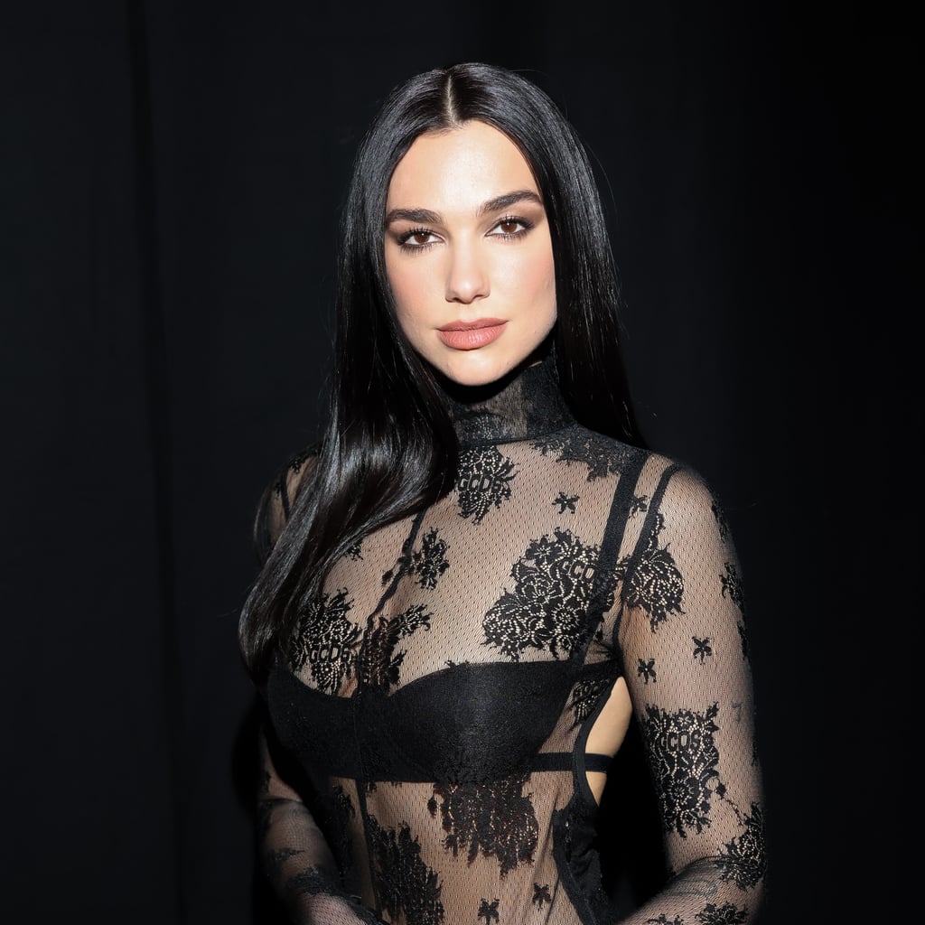 Dua Lipa s Sheer Jumpsuit at Milan Fashion Week POPSUGAR Fashion UK