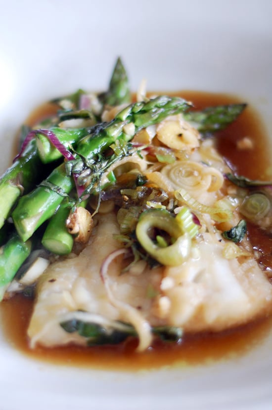 Cod With Asparagus in Parchment