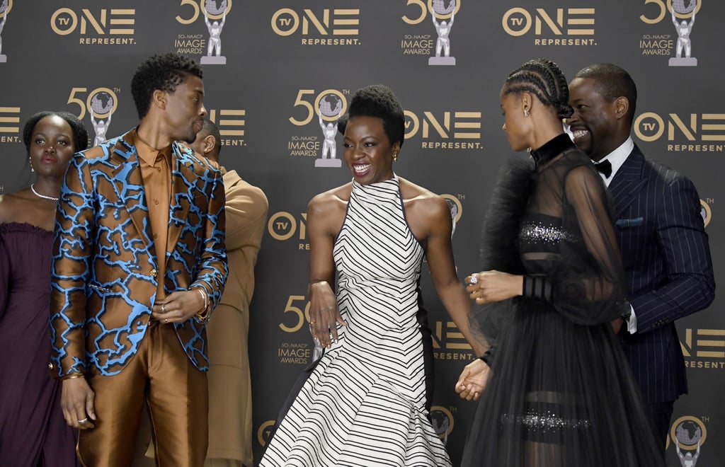 Black Panther Cast at the 2019 NAACP Image Awards