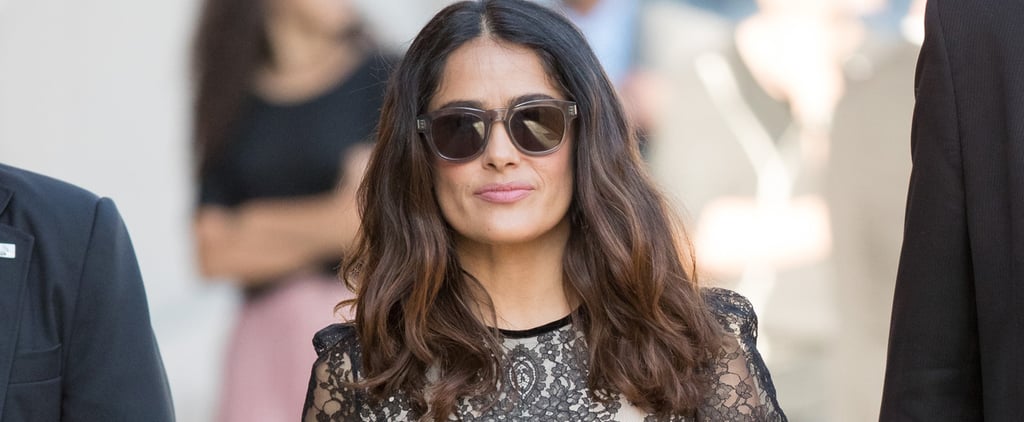 Salma Hayek on Jimmy Kimmel Live August 2016