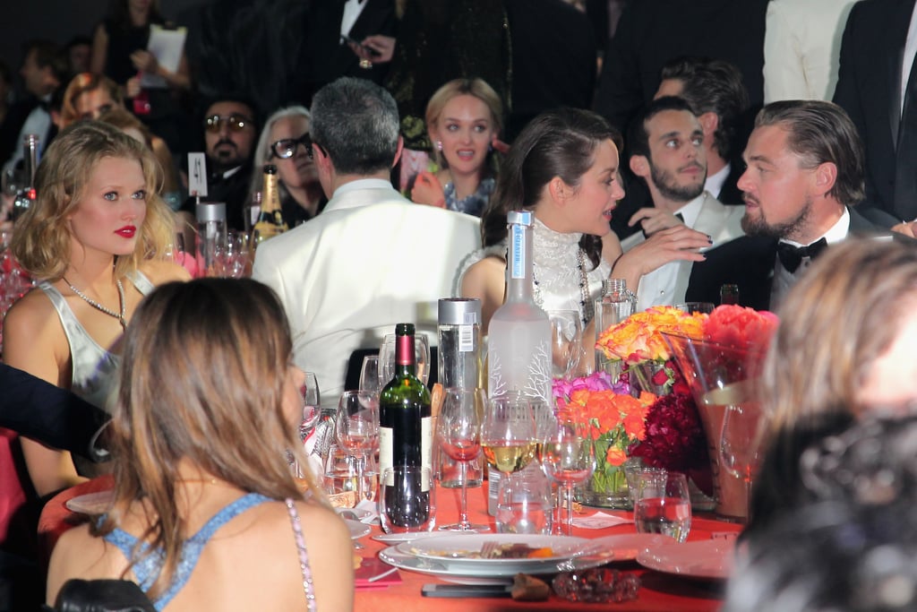 Leonardo DiCaprio and Toni Garrn Kissing at amfAR Gala