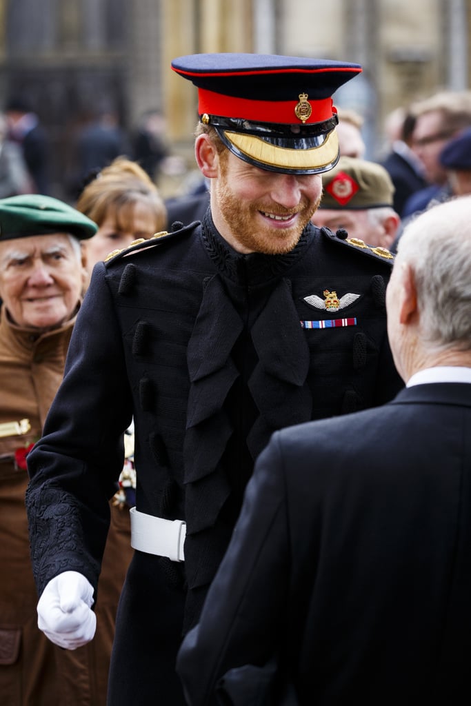 Prince Harry at Field of Remembrance in London 2016