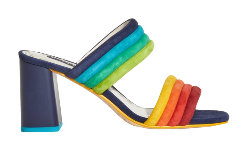 Alice + Olivia Multi Colby Suede Heel