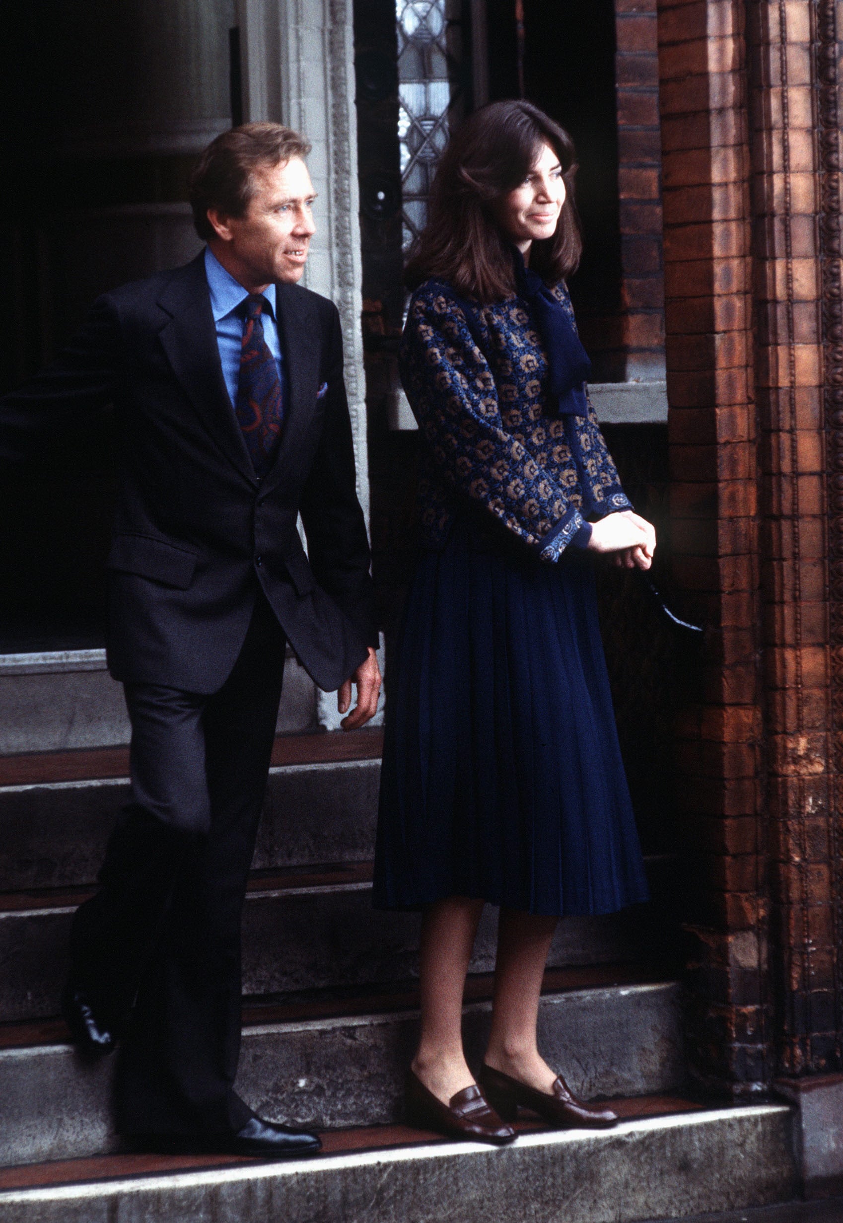 LONDON, UNITED KINGDOM - DECEMBER 15:  Marriage Of Lord Snowdon And Lucy Lindsay Hogg At Kensington Register Office.  (Photo by Tim Graham Photo Library via Getty Images)