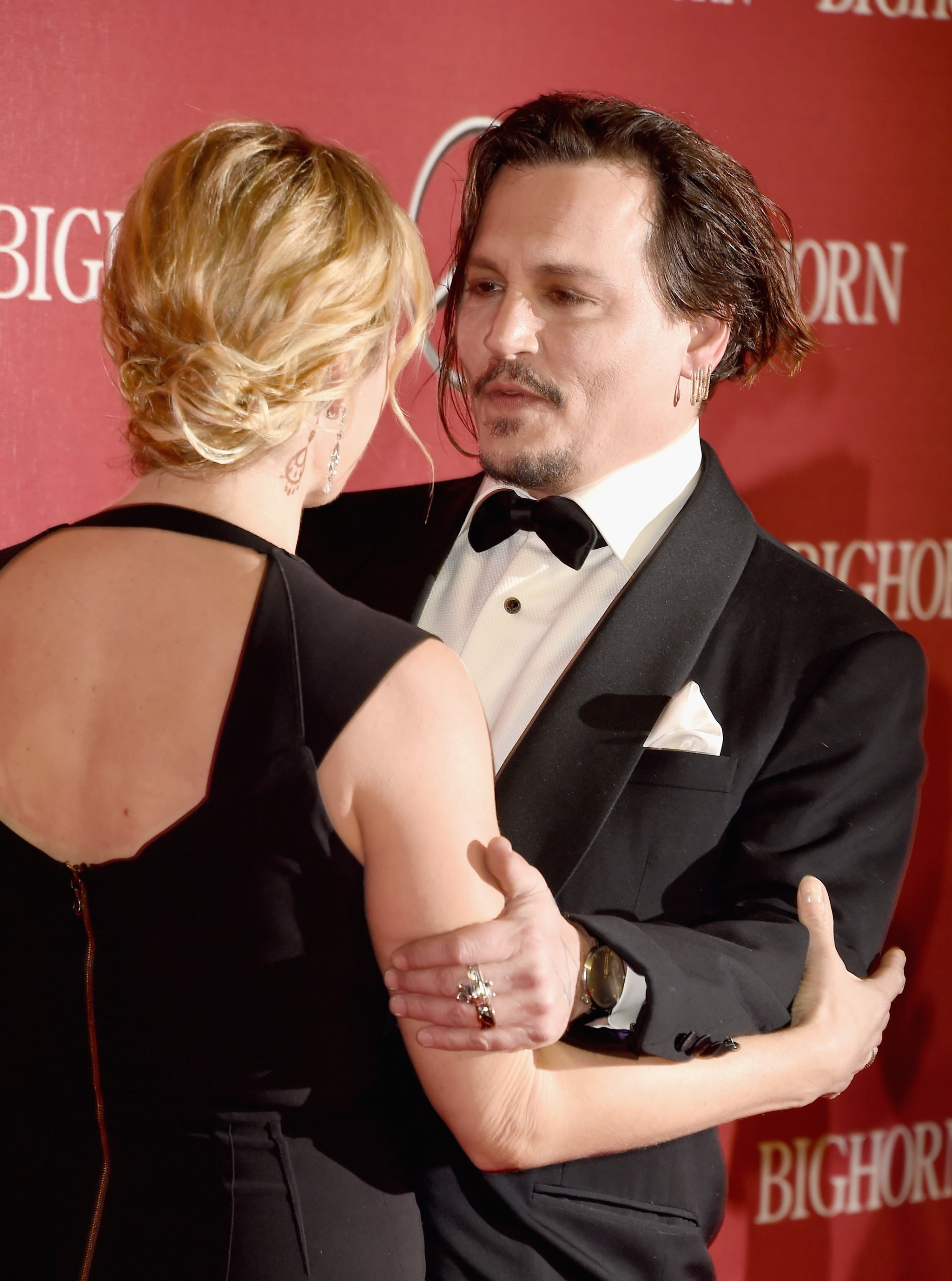 Pictured: Kate Winslet and Johnny Depp | Johnny Depp and Kate Winslet Have an Incredibly Charming Red Carpet | POPSUGAR Celebrity Photo