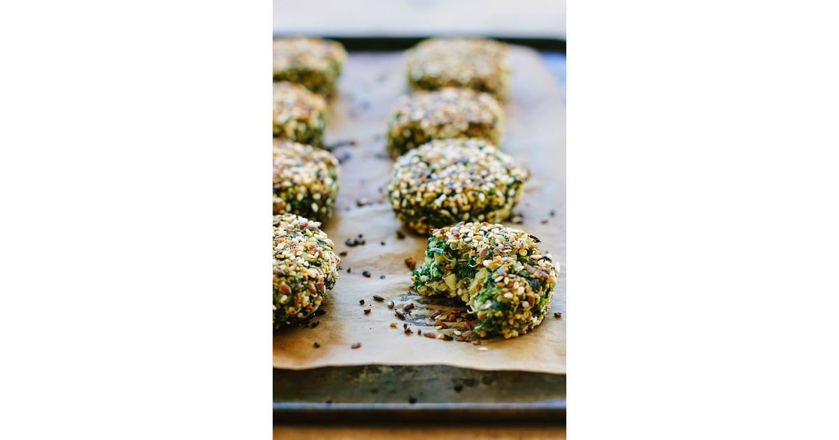 Fava Bean and Kale Quinoa Cakes Kale Recipes POPSUGAR Food Photo 3