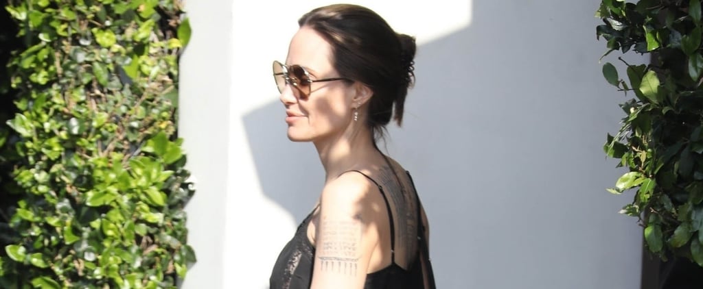 Angelina Jolie Leather Pants