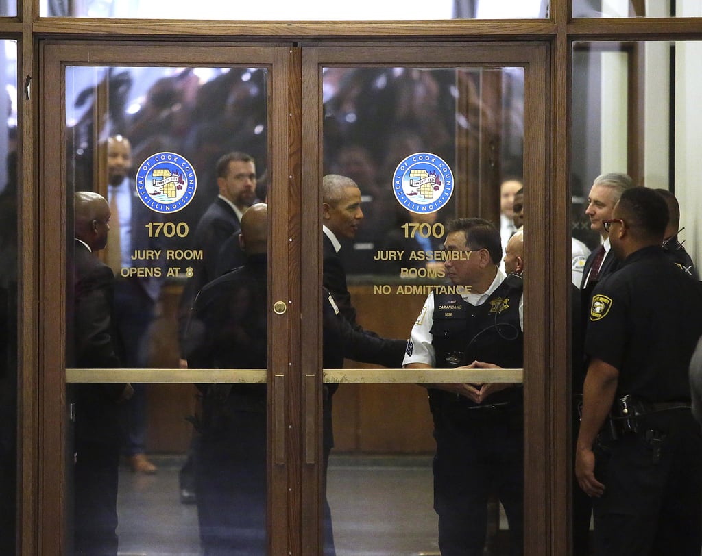 Barack Obama Going to Jury Duty November 2017