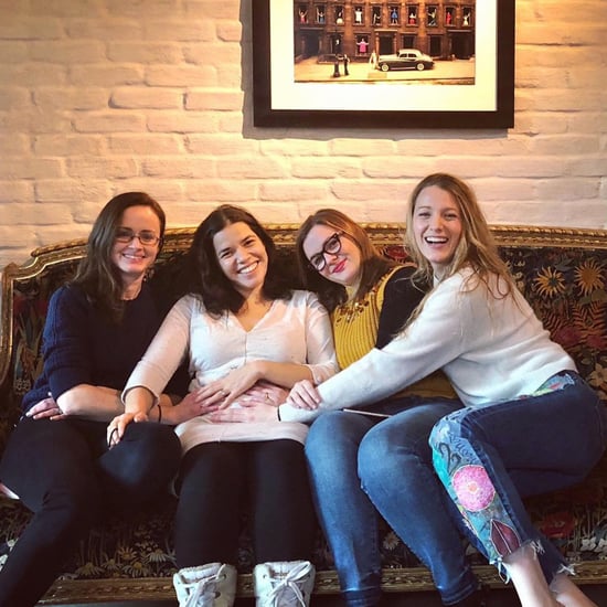 America Ferrera With Sisterhood of the Traveling Pants Cast