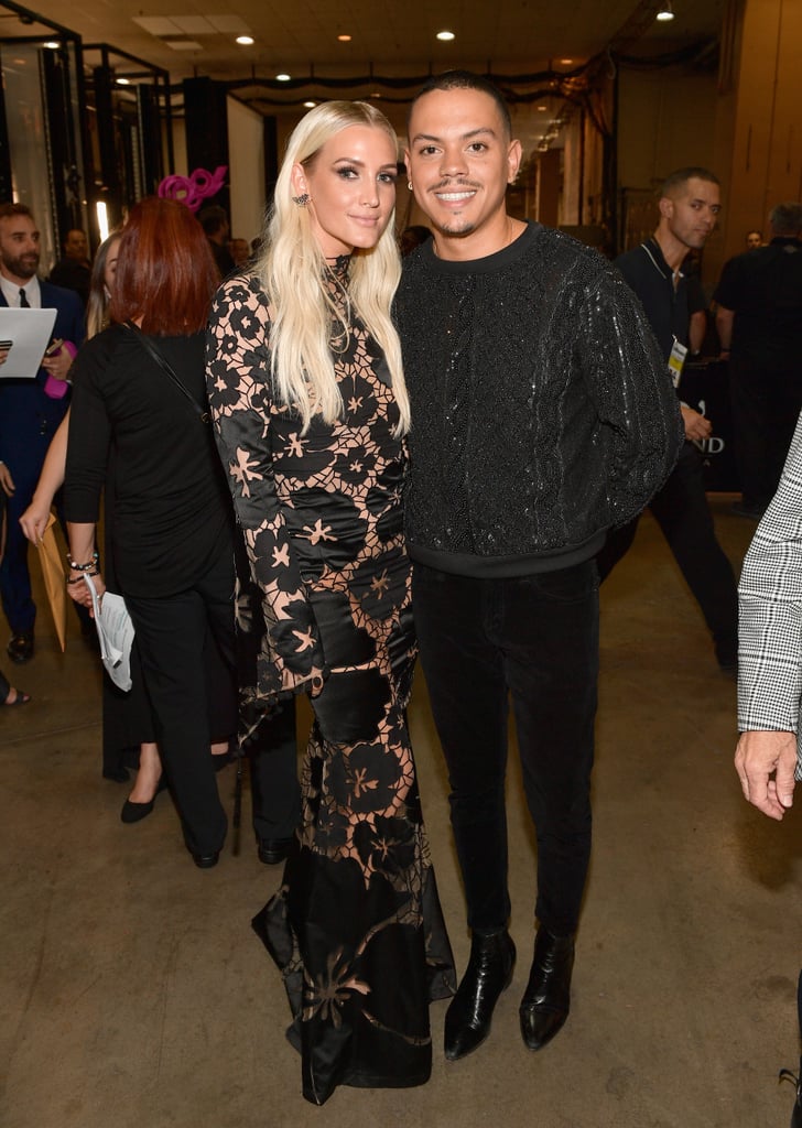Ashlee Simpson and Evan Ross at 2018 Billboard Music Awards