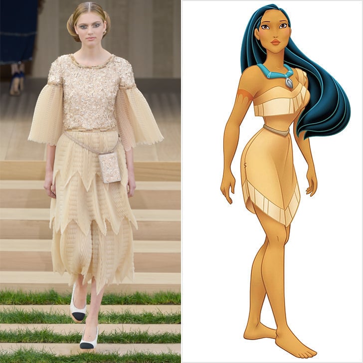 Pocahontas Wearing Chanel Couture
