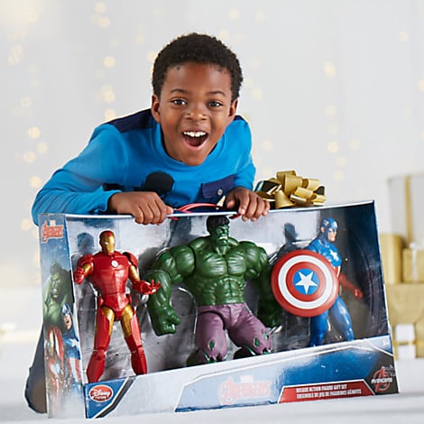 Disney Avengers Iron Man, Hulk, and Captain America Action Figure Gift Set