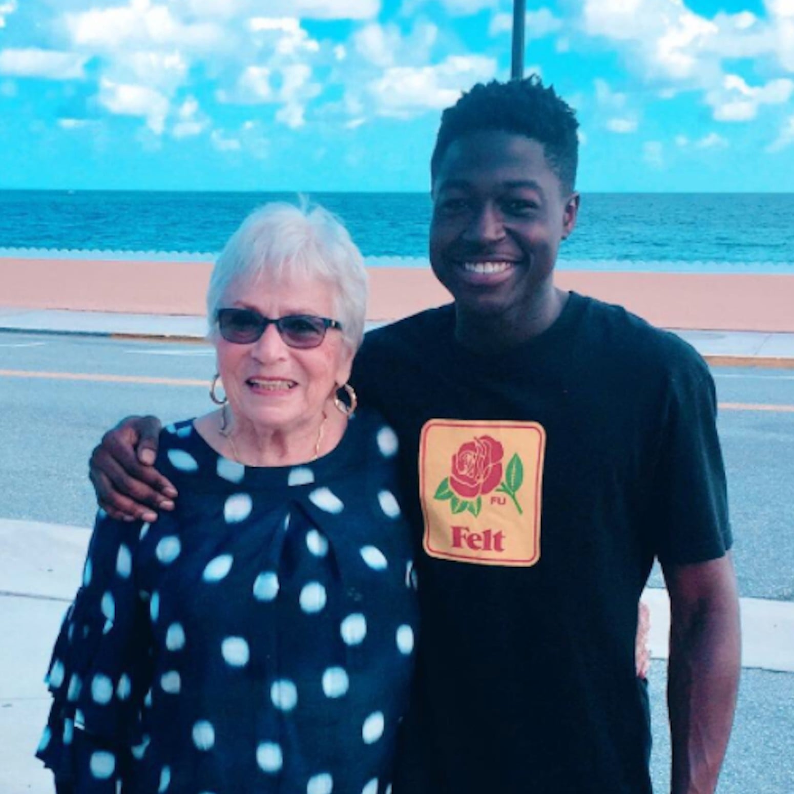 Man Meets Elderly Words With Friends 