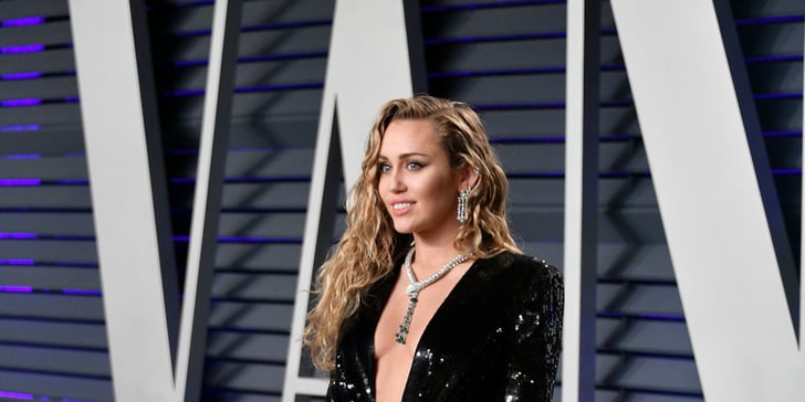Miley Cyrus Vanity Fair Oscar Party Dress 2019 Popsugar Fashion 2900