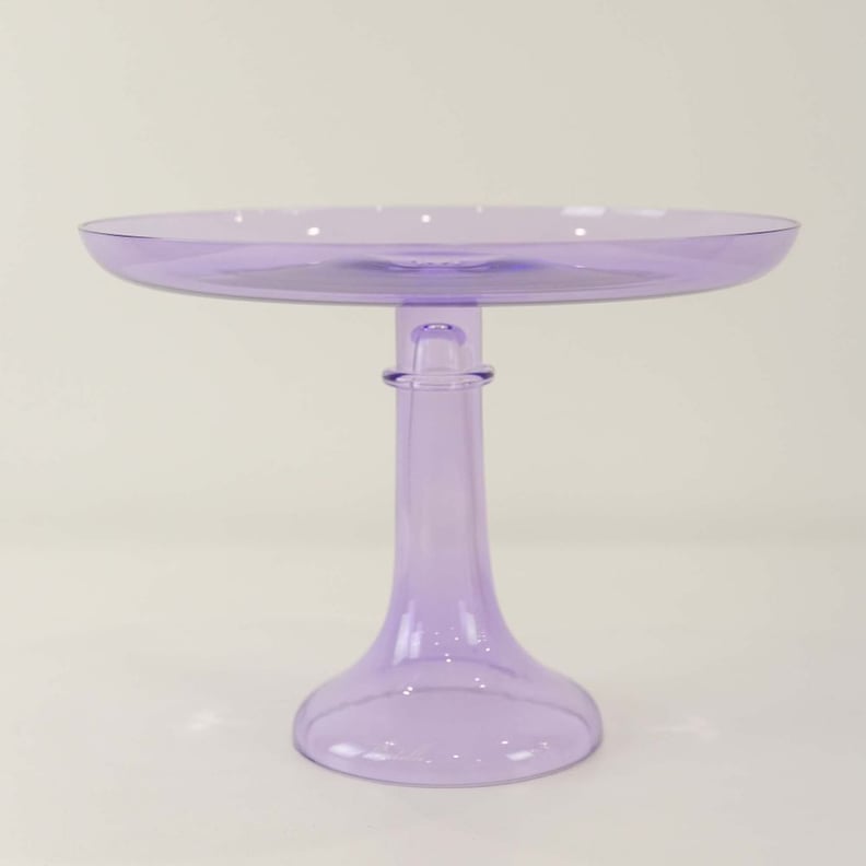 For the Cake: Estelle Colored Glass Cake Stand