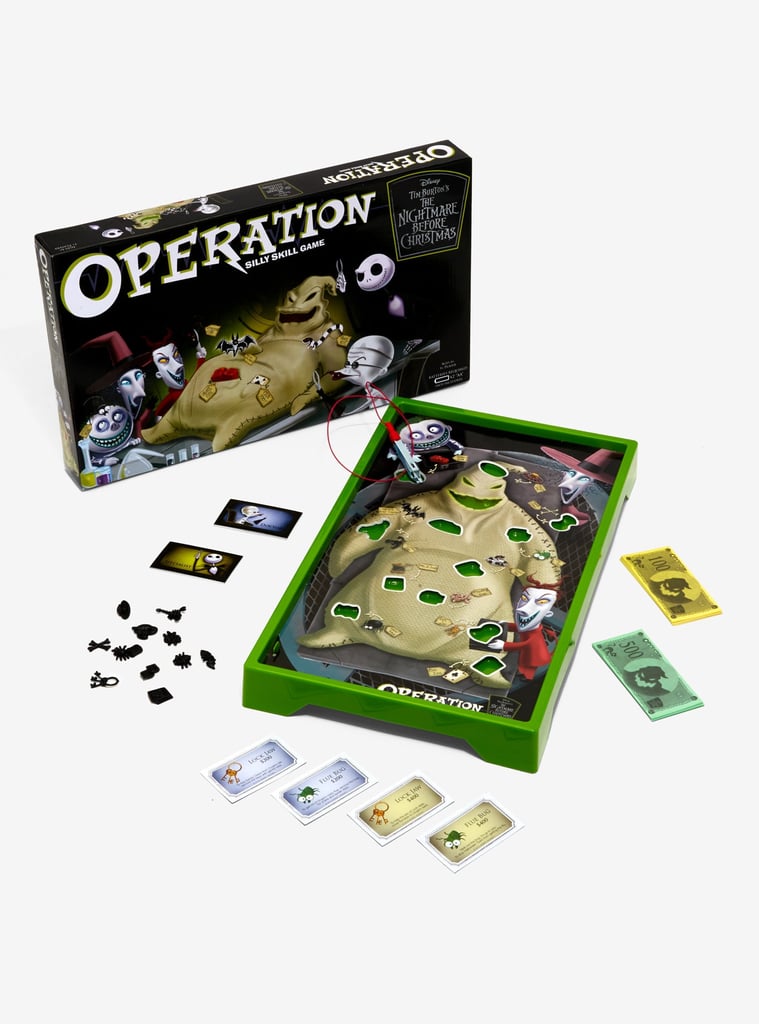 The Nightmare Before Christmas Oogie Boogie Edition Operation Board Game