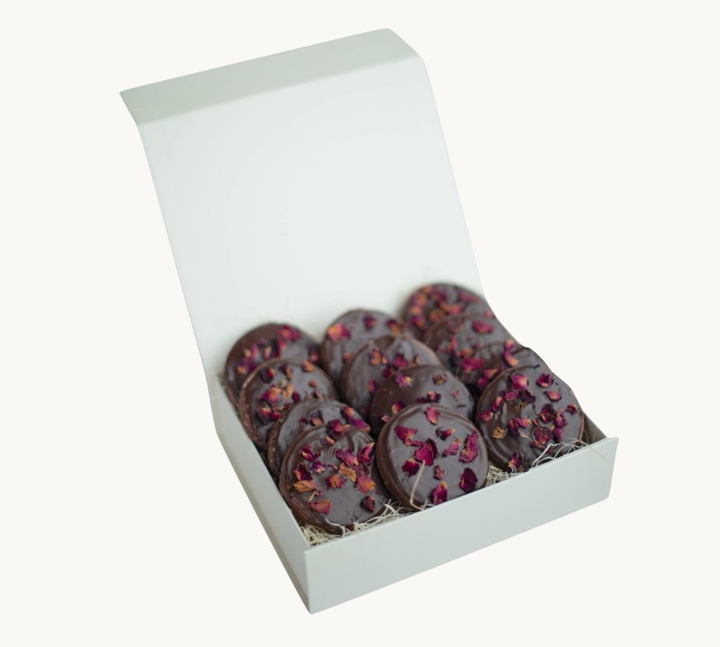 Noir Dark Chocolate Rose Shortbread