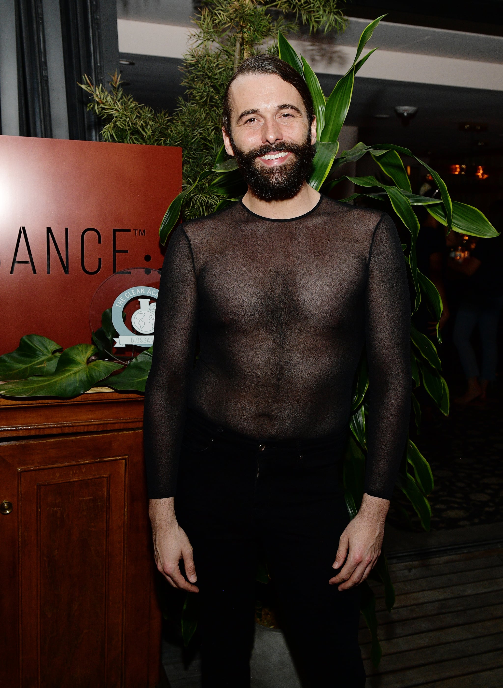 WEST HOLLYWOOD, CALIFORNIA - NOVEMBER 05: Jonathan Van Ness attends The Clean Academy launch event hosted by Biossance and Jonathan Van Ness at Harriet's Rooftop on November 05, 2019 in West Hollywood, California. (Photo by Matt Winkelmeyer/Getty Images for Biossance)