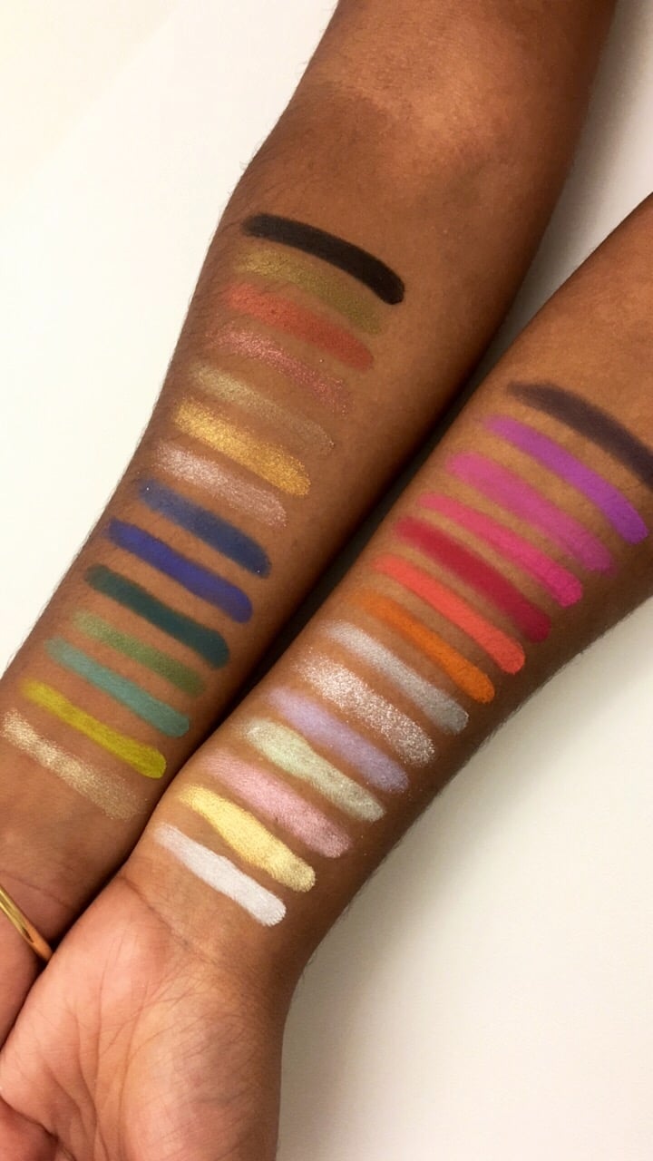 Sephora Pro Editorial Eye Shadow Palette Swatches