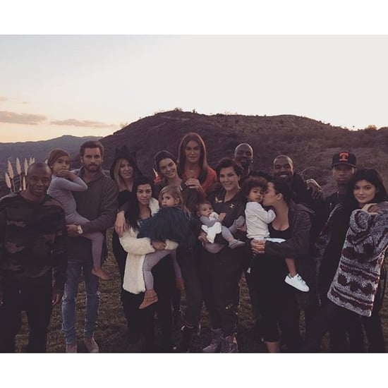 Kardashian-Jenner Family Thanksgiving Picture 2015