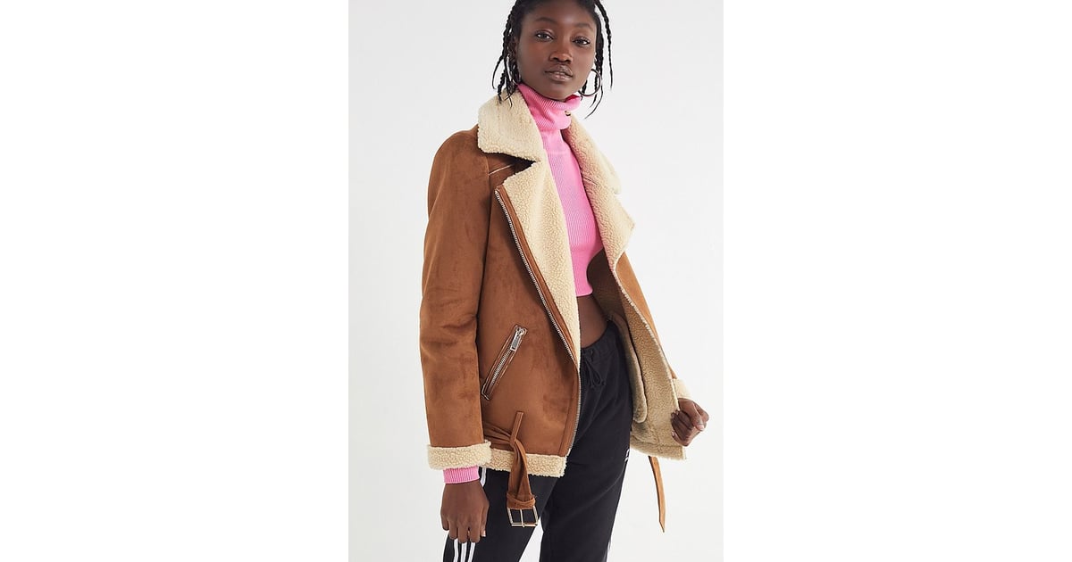 Uo athena aviator jacket top