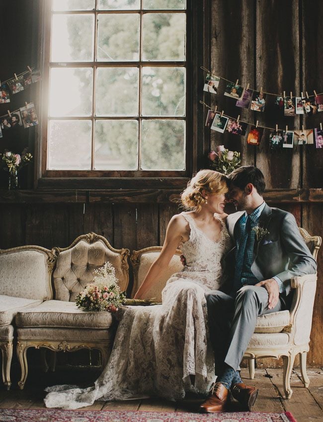 Intimate Couch Moment | Bride and Groom Photo Ideas | POPSUGAR Love ...