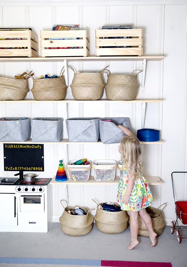 Bins and Baskets in Varying Sizes