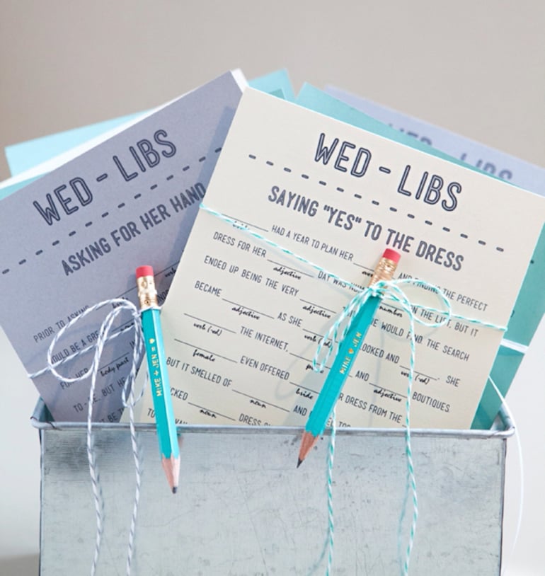 Free Printable Wedding Mad Libs POPSUGAR Smart Living