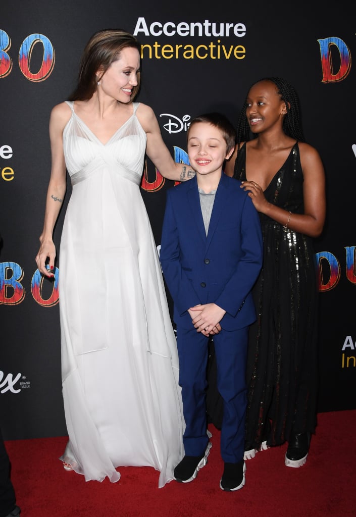 Angelina Jolie and Her Kids at Dumbo Premiere 2019