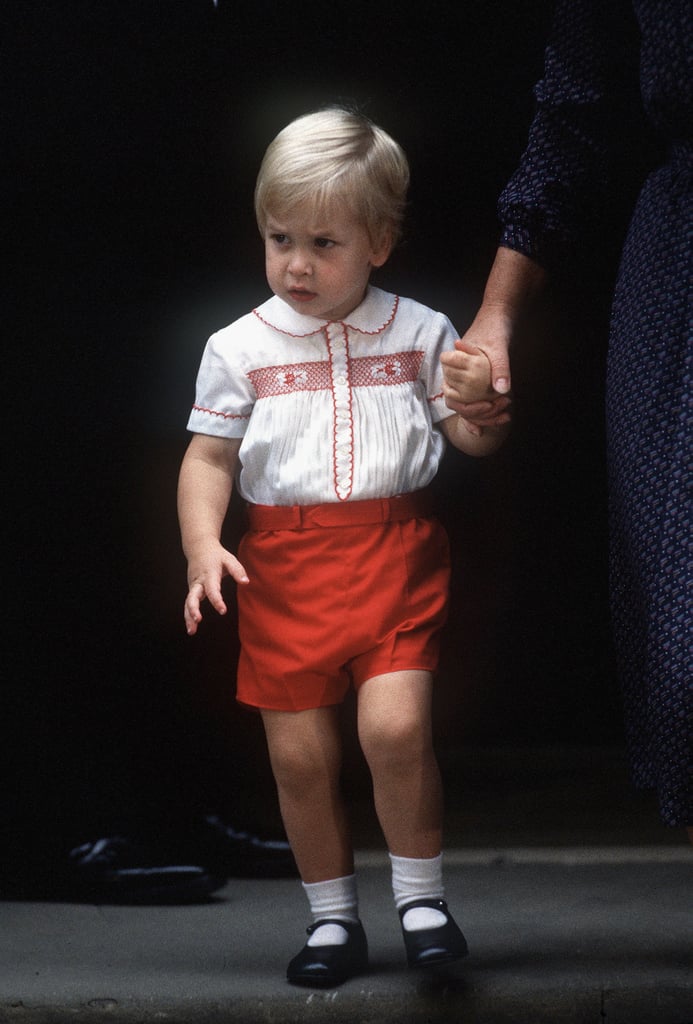Prince William Visiting Brother Harry at the Hospital