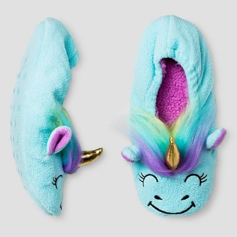 unicorn bootie slippers