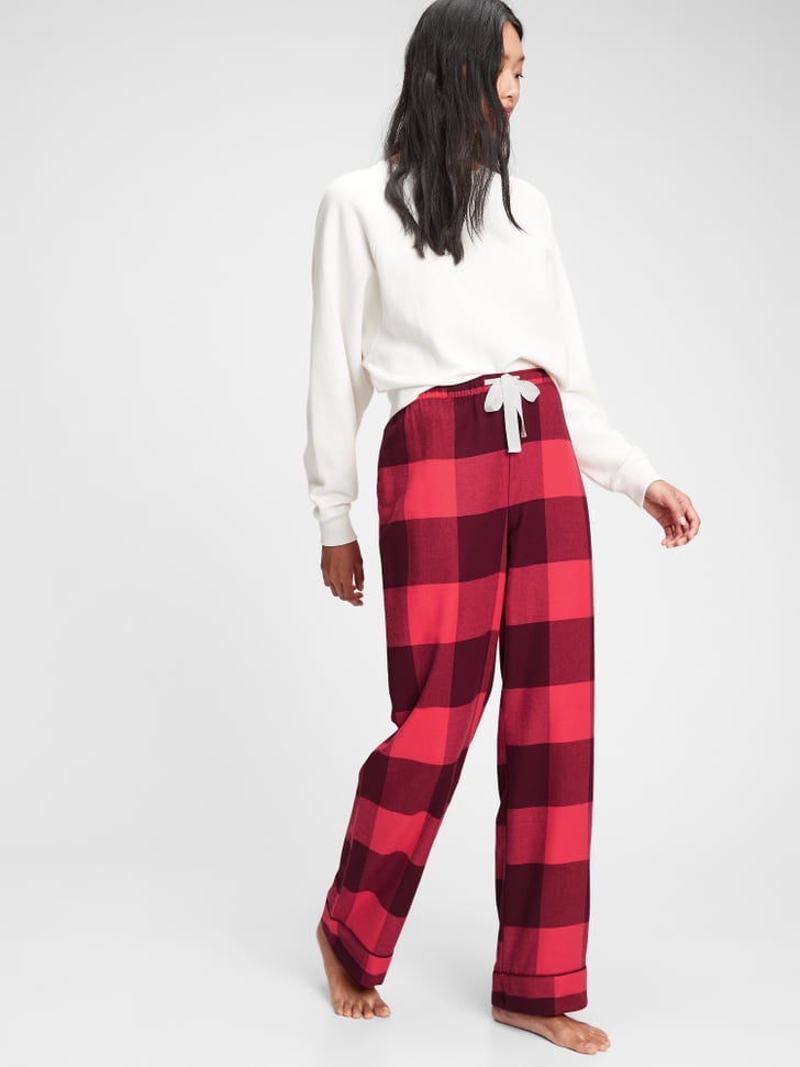 gap flannel pj pants