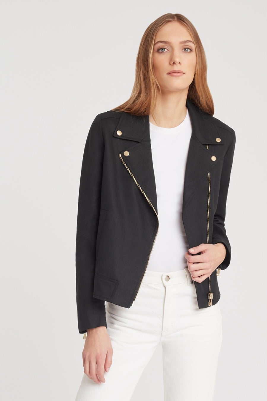 Cuyana linen hotsell moto jacket