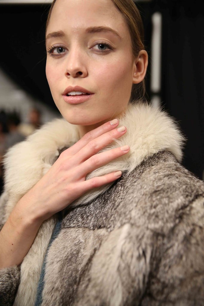 Nude Nail Trend Fall 2014 New York Fashion Week Popsugar Beauty