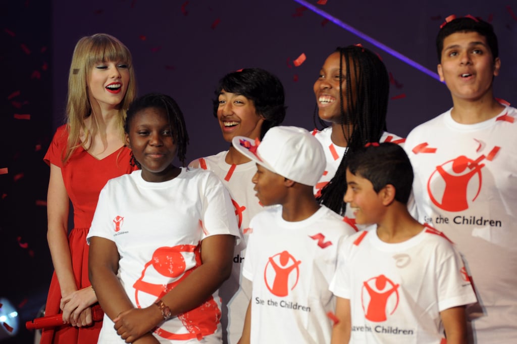 Taylor Swift Celebrities Doing Charity Work Pictures POPSUGAR