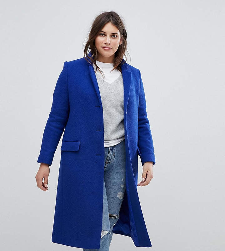 Helene Berman Plus College Wool Blend Coat