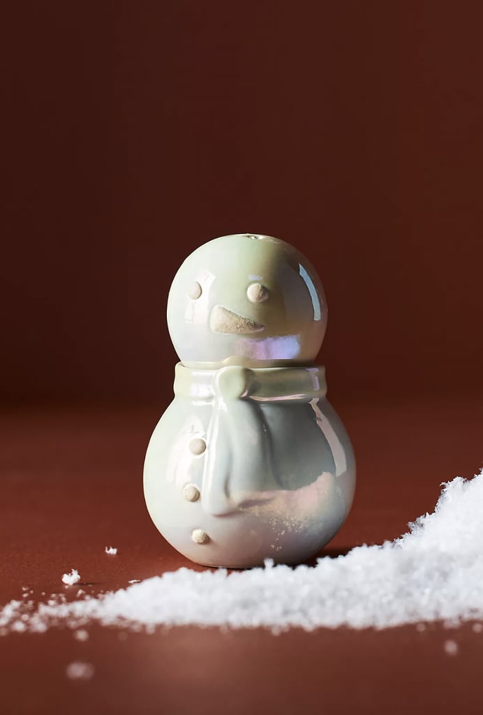 Anthropologie's Iridescent Holiday Salt and Pepper Shakers