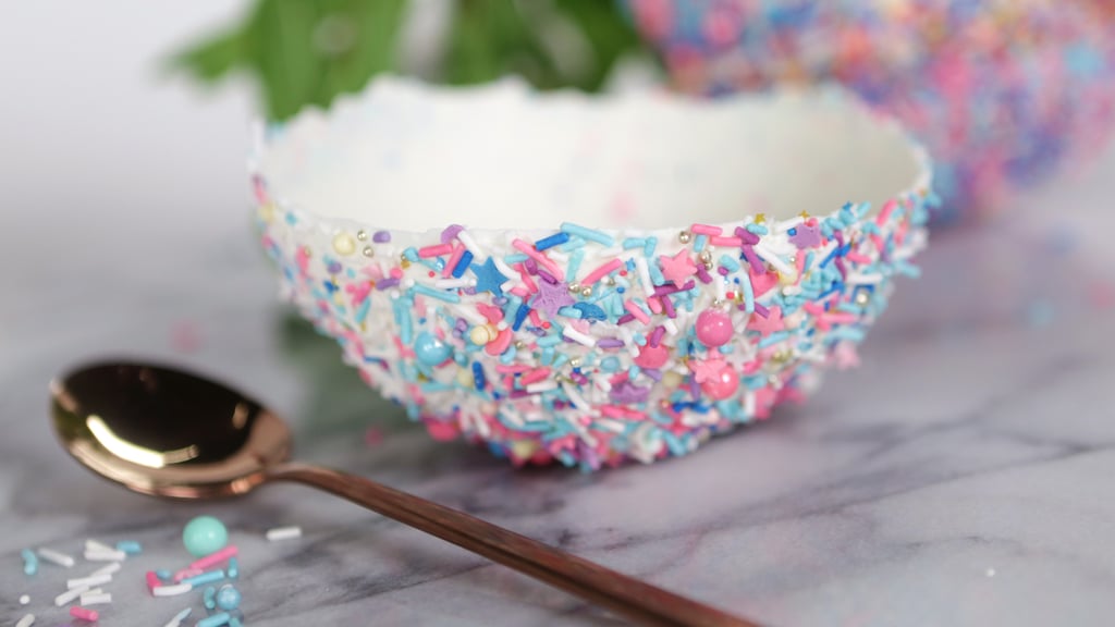 Sprinkles-Covered Chocolate Bowls