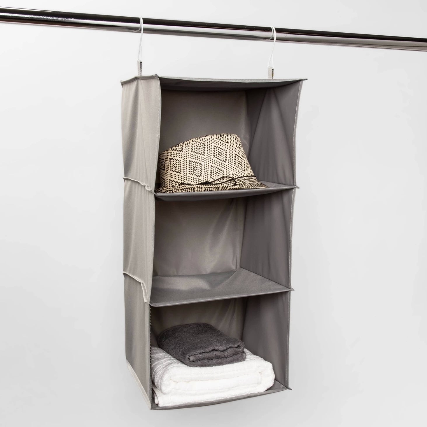 Three Shelf Hanging Closet Organizer You Can Check Everything