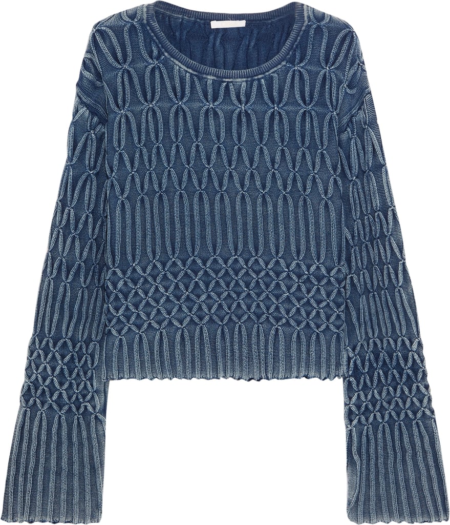 Chloé x Net-A-Porter Cable-knit Cotton Sweater ($995)