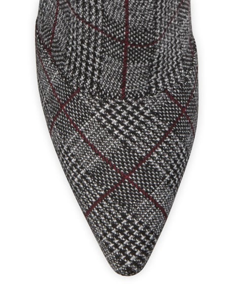 Charles by Charles David Venus Stretch Plaid Ankle Booties